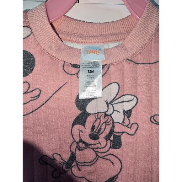 Disney Baby Minnie Mouse Pink Sweatshirt – Size 12M - Picture 14 of 15